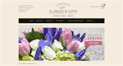 Desktop Screenshot of corporateflowersandgifts.com